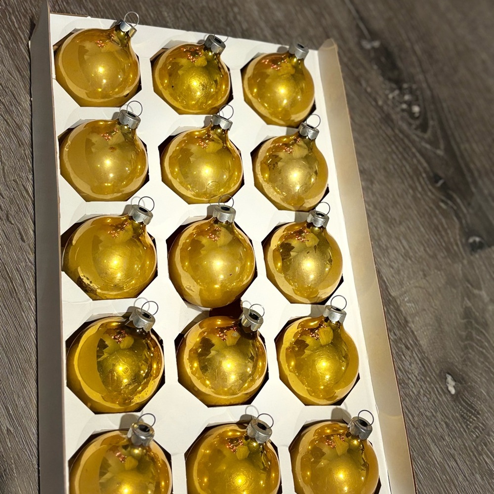 Rauch Gold Ornament Set of 15